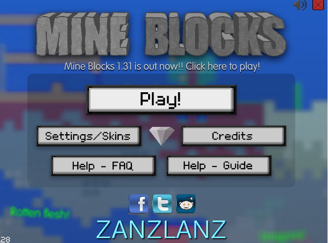 마인블럭스 1.28 게임 Mine Blocks 1.28