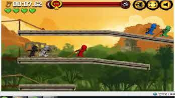 레고 닌자고 칼 싸움 게임 플레이 화면 [2]