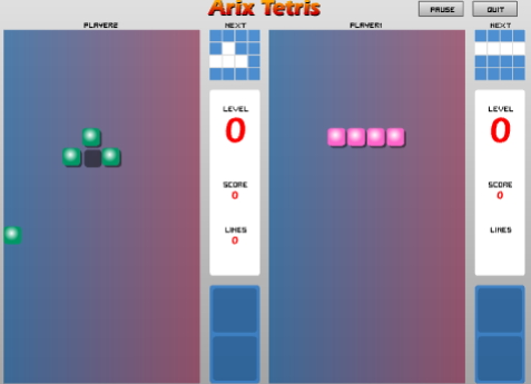 테트리스 플래시게임하기 – Arix Tetris