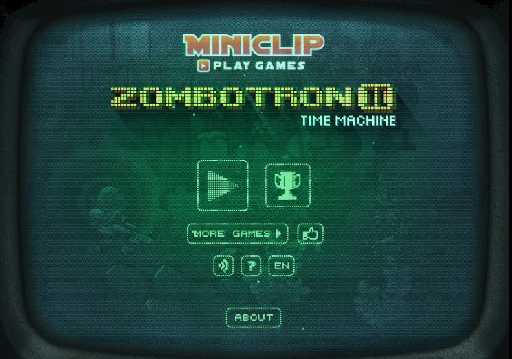 좀보트론 2: 타임머신 좀비 게임하기 – Zombotron 2: Time Machine