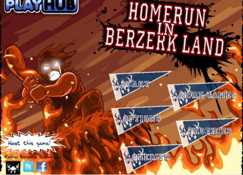 스트레스 해소 멀리 날리기 게임 Homerun in Berzerk Land 