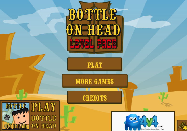 두뇌회전 유리병 떨구기 게임하기 – Bottle on Head