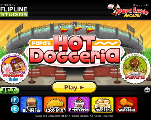 파파스 핫도그리아 7 게임 Papa’s Hot Doggeria