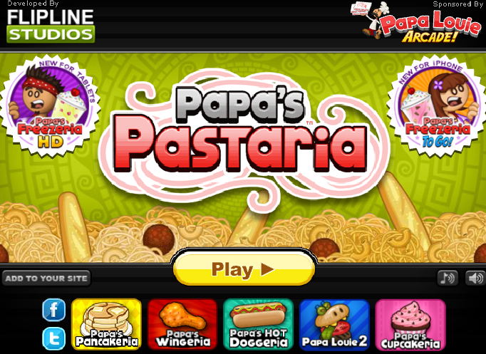 파파스 파스타리아 9  Papa’s Pastaria