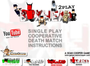 2인용 협동 좀비 퇴치 박스헤드 더 나이트메어 게임