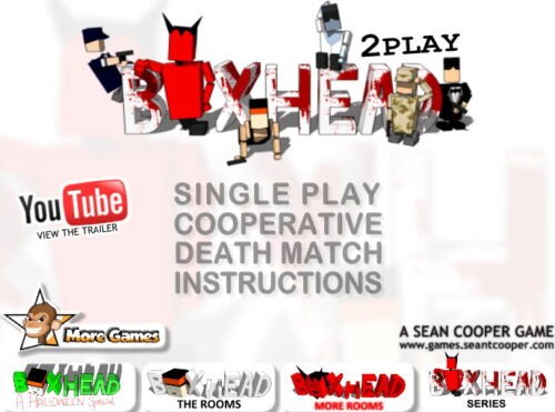 2인용 협동 좀비 퇴치 박스헤드 더 나이트메어 게임