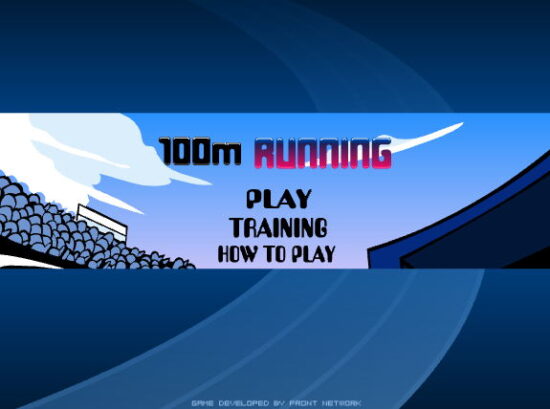 100m Running 플래시 달리기 게임