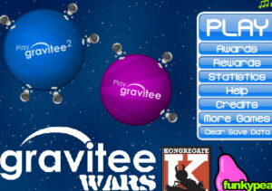 Gravitee Wars - 그래비티 워즈 우주 행성 방어 게임 시작화면