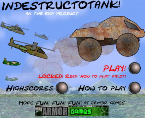 파괴불가 미친 무적 탱크 게임 IndestructoTank !