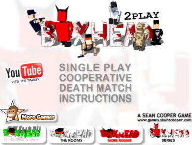 박스헤드 버그판 게임 플레이 화면 [1]