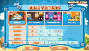 모드 선택 설정 옵션 조절