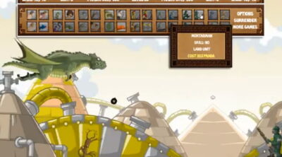 전쟁시대 4 플레이 화면 - 스킬 트리 및 업그레이드