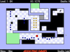 빨간사각형 미로구조 장애물회피