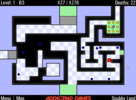 미로경로 파란장애물 통과구간