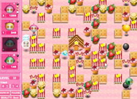 디저트 타일 미로 분산