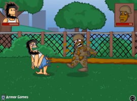 노숙자 군인대치 펜스전장