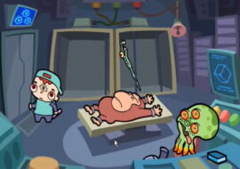 아이탈출1 탈출게임 실험실침대