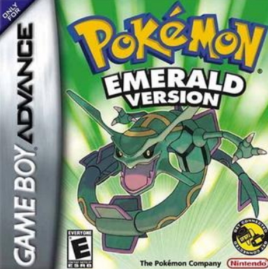 포켓몬스터 3세대 에메랄드 게임하기 레쿠쟈 공식 커버