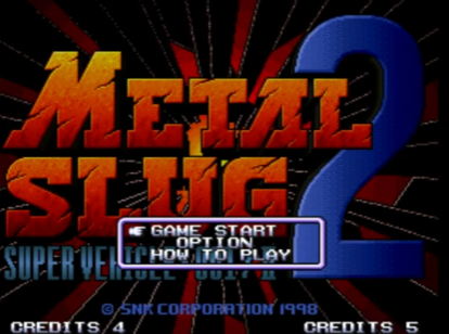 메탈슬러그 2 게임하기 (Metal Slug2)