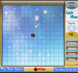 무료 오목게임 Link Five 중앙 돌 배치