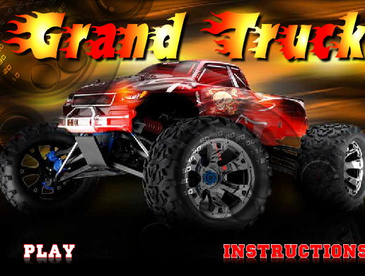 산악 레이싱 챌린지 게임 첫 시작화면