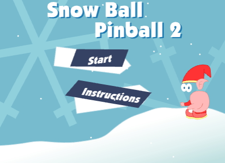 스노우 핀볼 게임