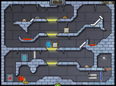 파이어보이와 워터걸 2 빛의 신전 플레이장면 이미지 2