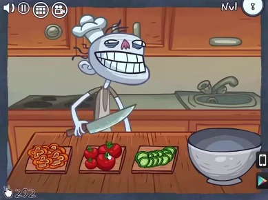 트롤페이스 요리 주방 준비