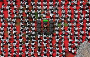 요새배럴 붉은전장 군중밀집