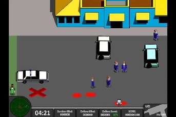 박스헤드 버그판 게임 플레이 화면 [2]