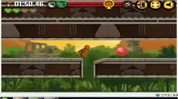 닌자 적 오브젝트 실내 통로