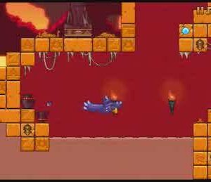 템플 글라이더 플래시게임 레벨 진행중