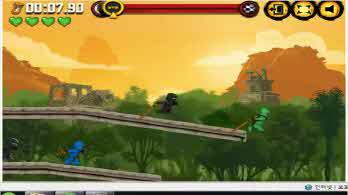 다중 닌자 플랫폼 야외 지형