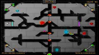 파이어보이와 워터걸 4: 크리스탈 신전 플레이장면 이미지 2