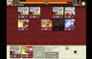 이누야샤 데몬 토너먼트 카드 선택 전투 진행