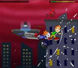 엘프 소년 도시 빌딩 전투