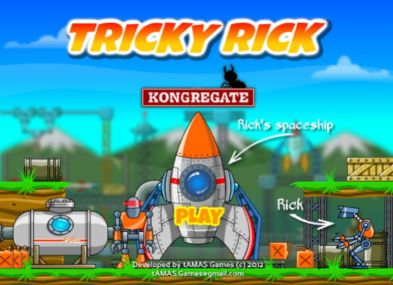 함정 피하기 로봇 탈출 게임 Tricky Rick 2