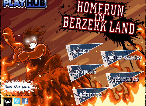 스트레스 해소 멀리 날리기 게임하기 – Homerun in Berzerk Land