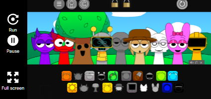 인크래디박스 스프런키 피라믹싱 모드 게임 Incredibox Sprunki Pyramixed