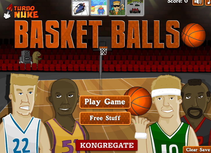 바스켓볼 농구공 넣기 게임