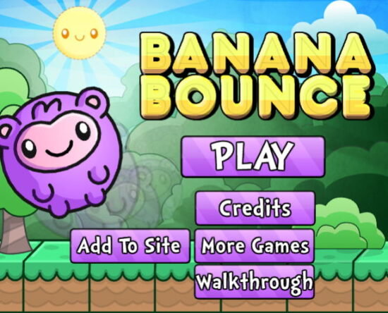 바나나 바운스 귀여운 원숭이 바나나 수집 게임  Banana Bounce