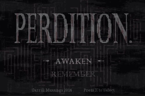 파멸(Perdition) 게임 플레이 화면 [1]