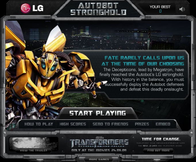 메가트론의 습격 트랜스포머 게임