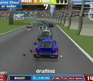 아메리칸 레이싱 게임 플레이 화면 [2]