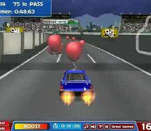 아메리칸 레이싱 게임 플레이 화면 [3]