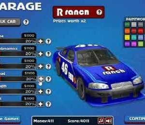 아메리칸 레이싱 게임 플레이 화면 [4]